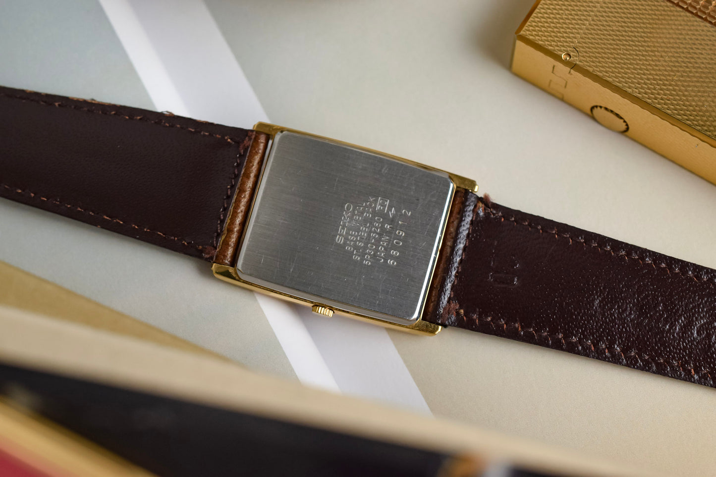 1996 Seiko Geometric Dial Tank
