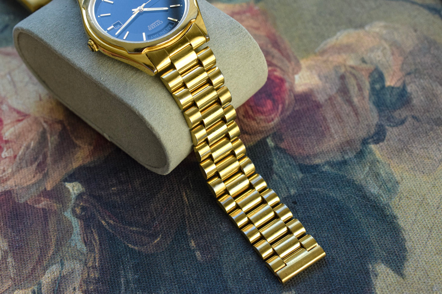 1982 Citizen CQ Black Dial "President"