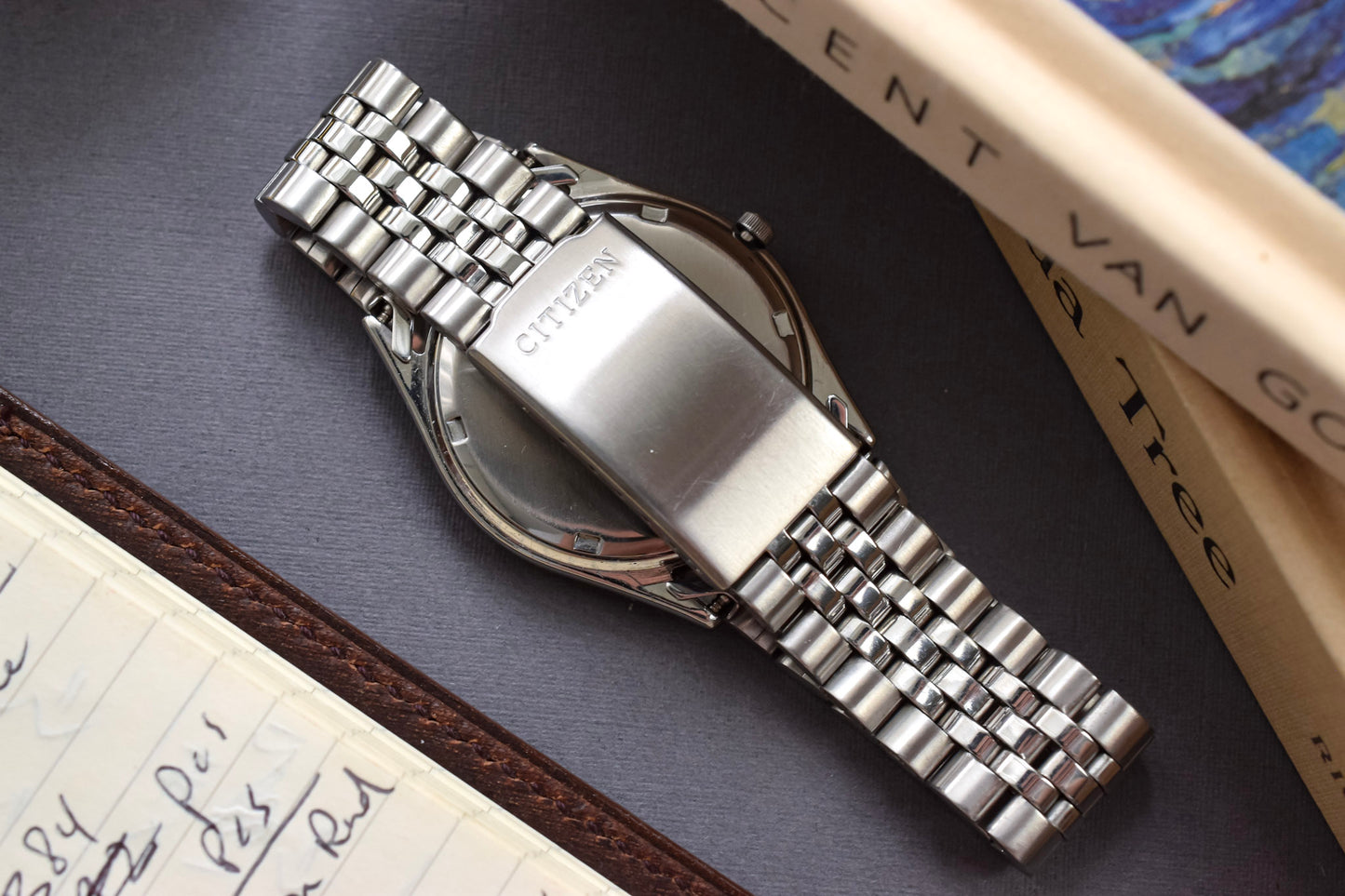 1990 Citizen CQ Silver Kanji "Datejust"