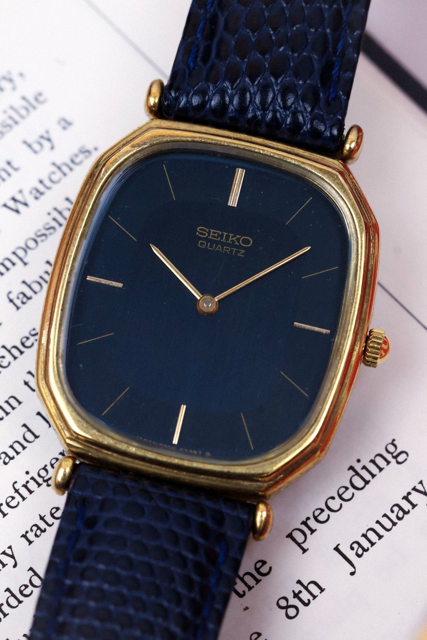 1980 Seiko Blue Octo