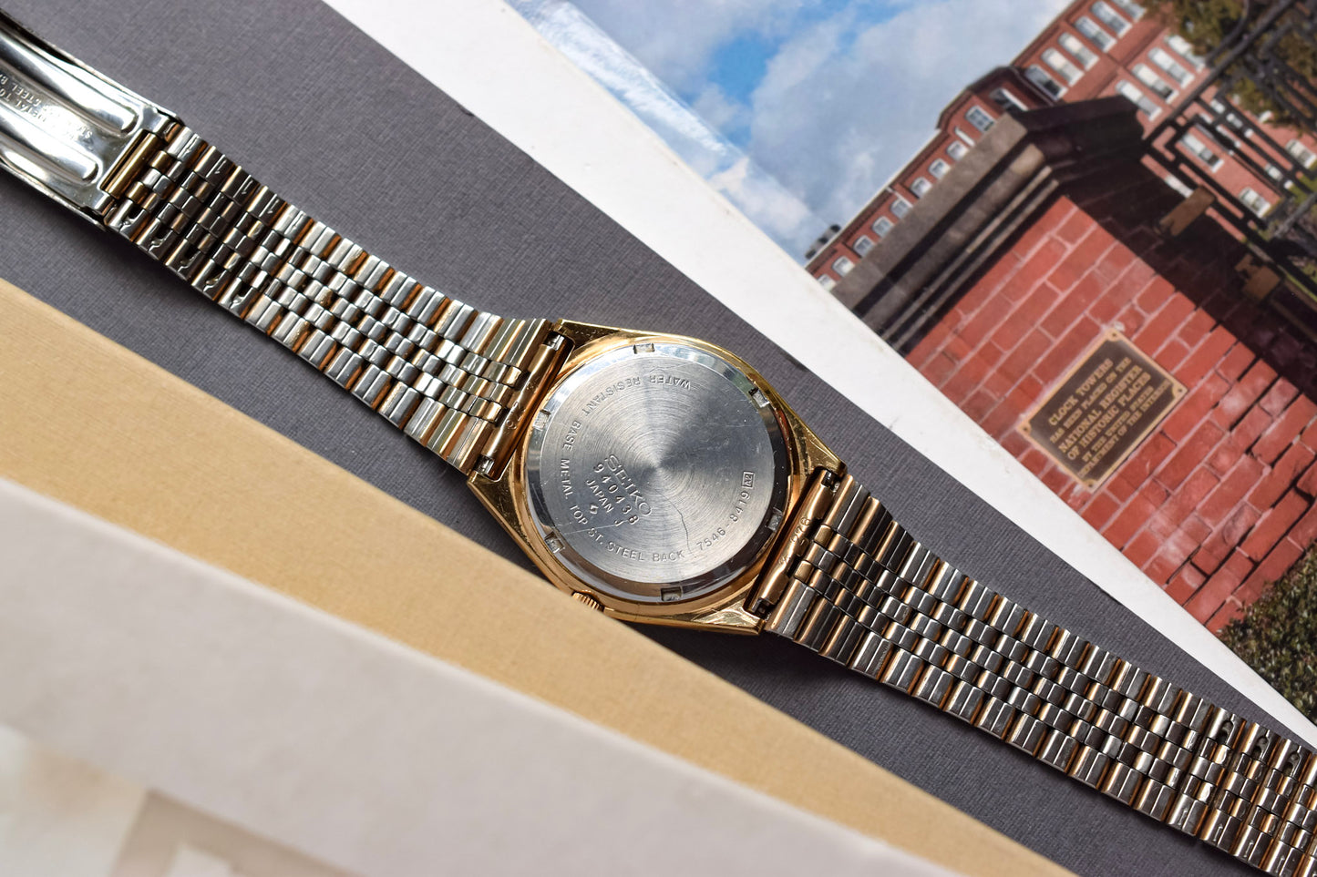 1979 Seiko SQ Black Dial Day-Date