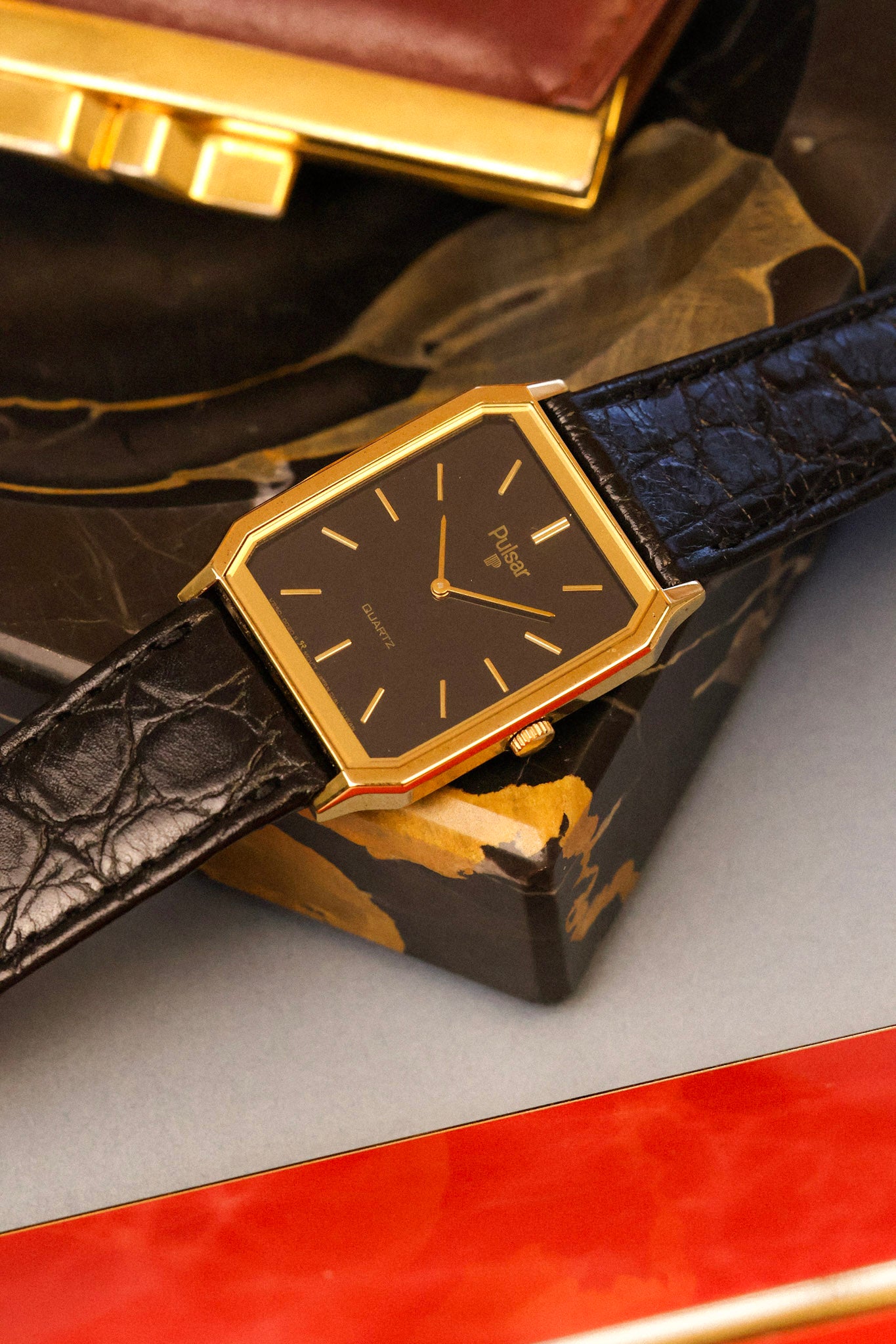 World Famous ‎- Pulsar 814 12inch レコード 1994 Pulsar Black Dial Octo – Oldtimer Watch Shop