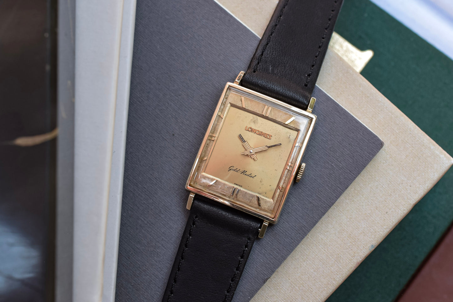 1960s Longines 10K GF Mechanical Gold Medal Tank