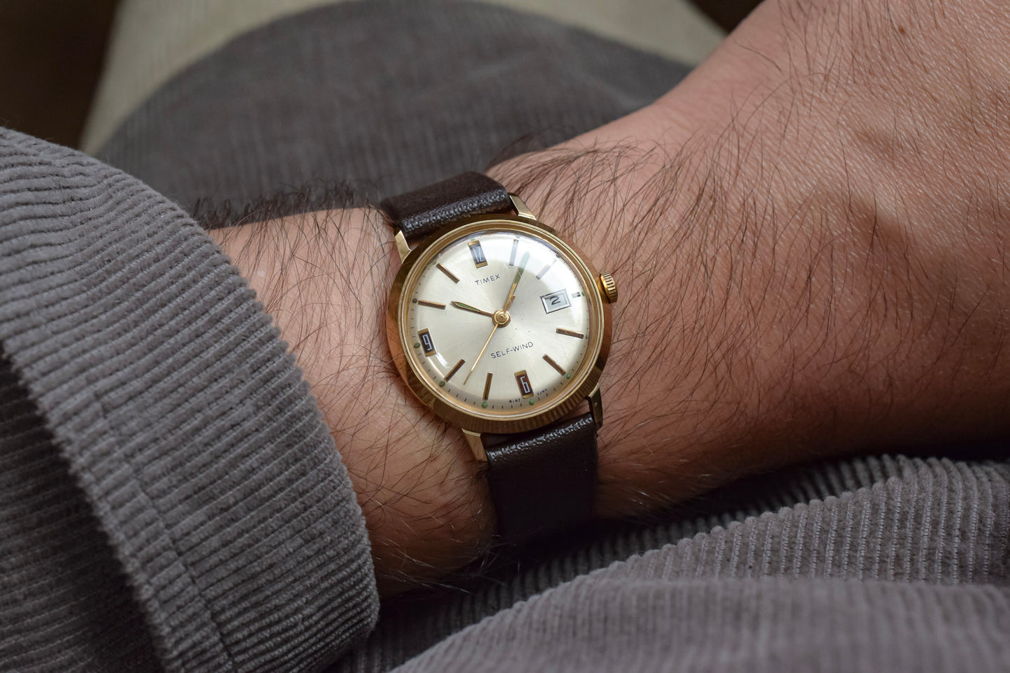 1969 Timex Viscount Self-Wind Calendar
