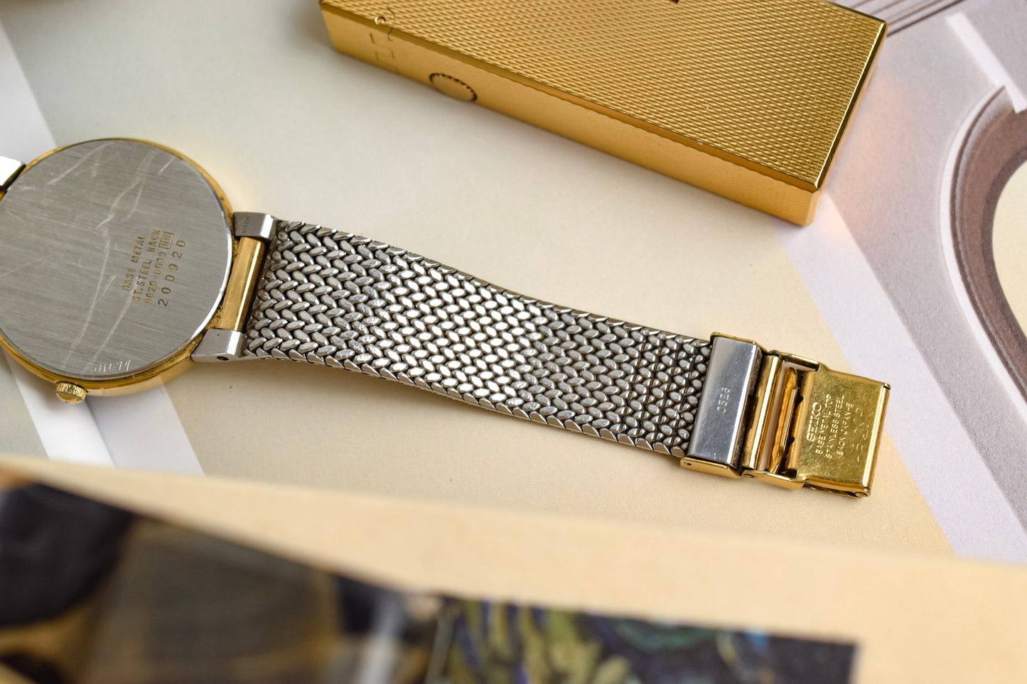 1982 Seiko Gilt Rope Bezel