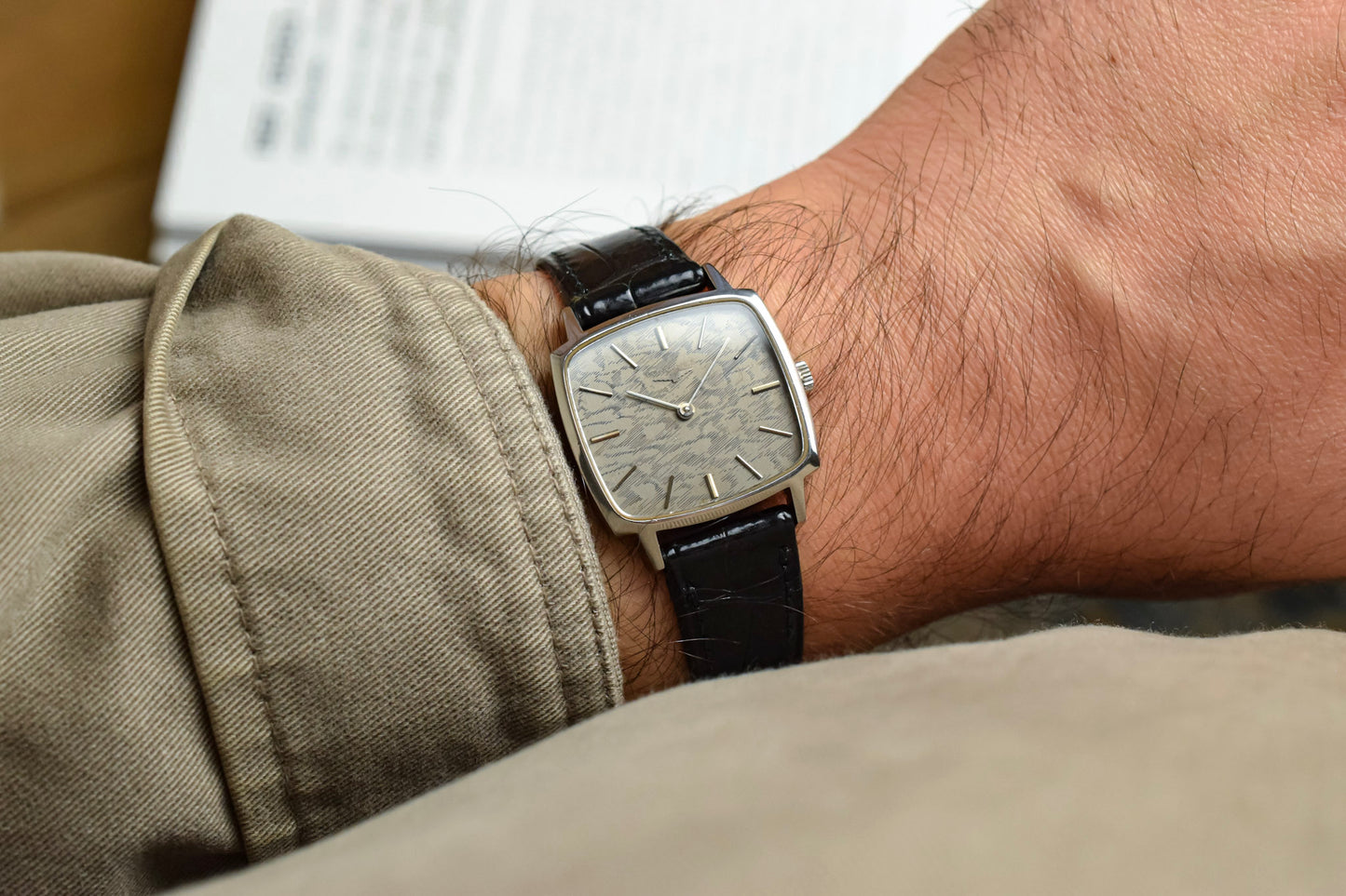 Vintage Longines Mechanical Ghost Zebra TV