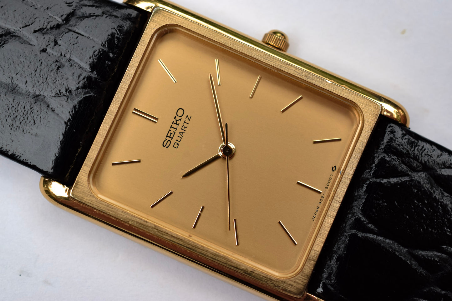 1986 Seiko Gold Tone Tank