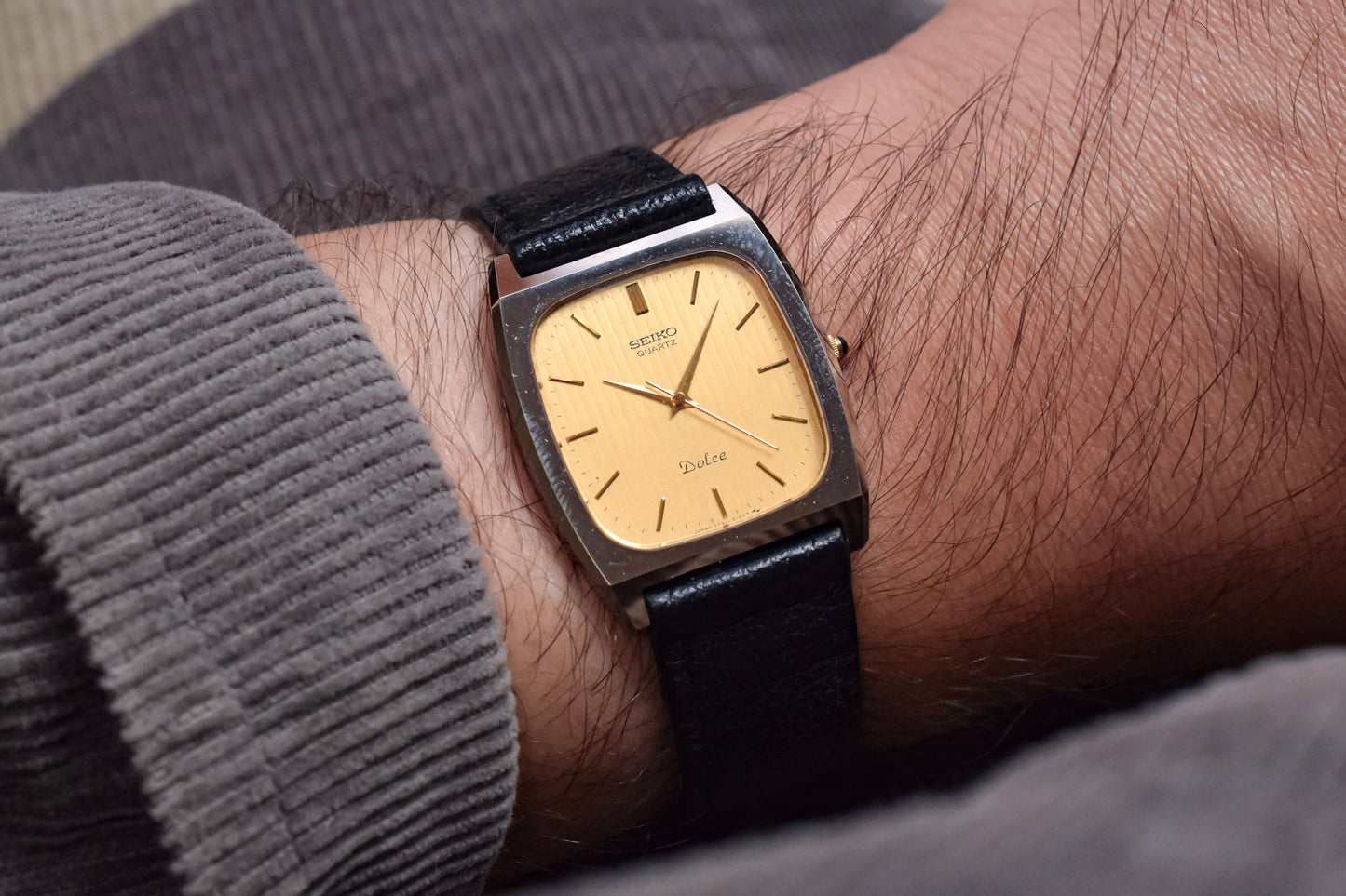 1984 Seiko Dolce NSAG Tapestry Dial Octo