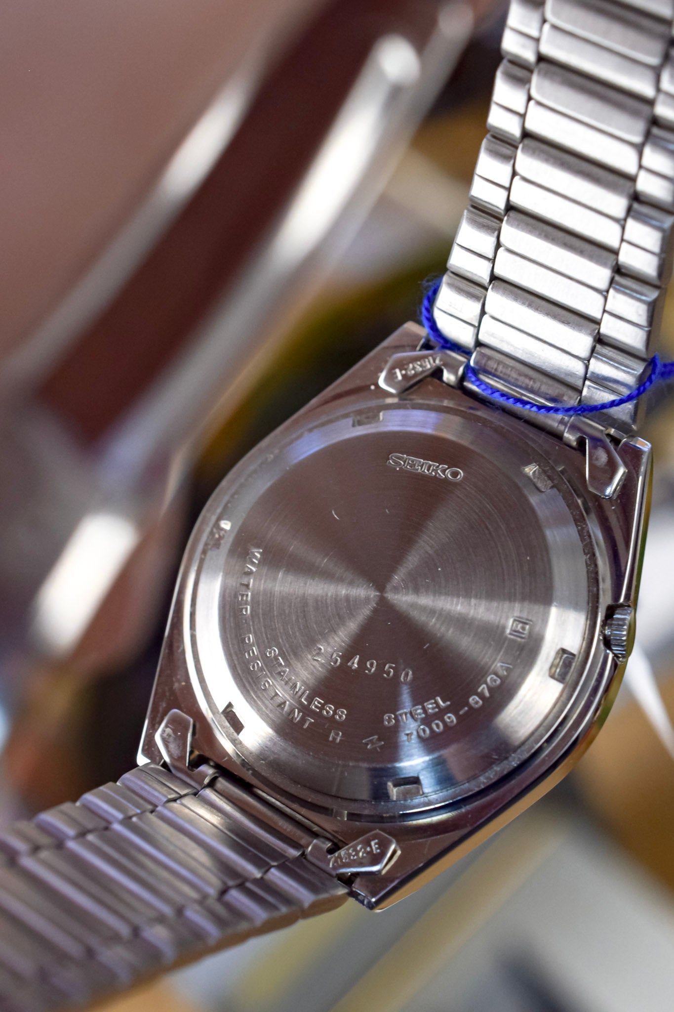 1983 Seiko 5 Automatic Honeycomb Day-Date - NOS