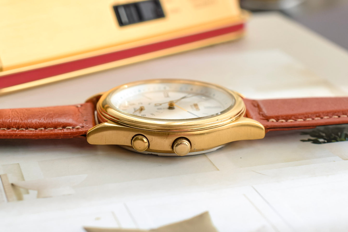 1990 Seiko Roman Alarm Minimalist