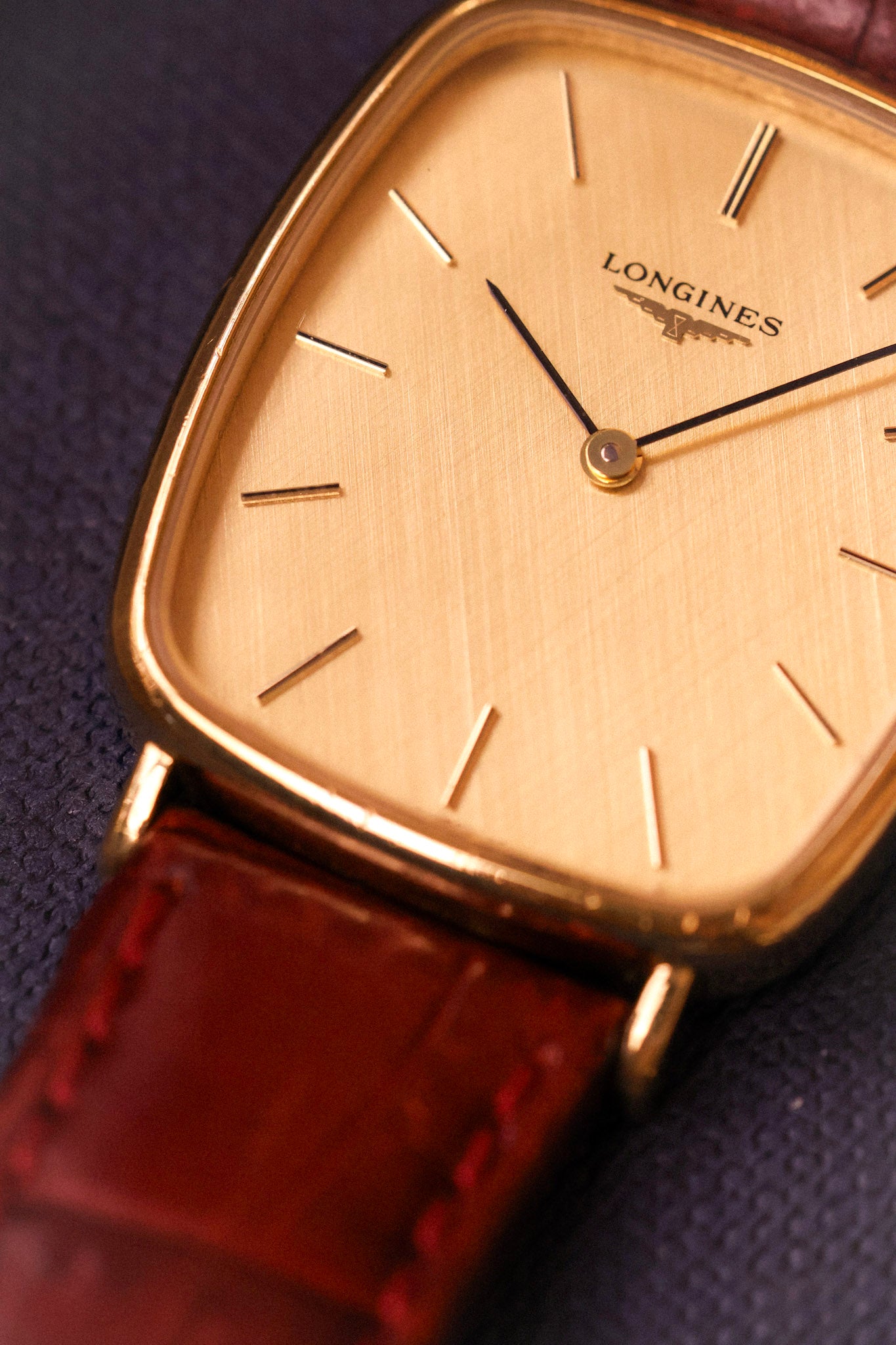 70s Longines Mechanical Linen Faberge