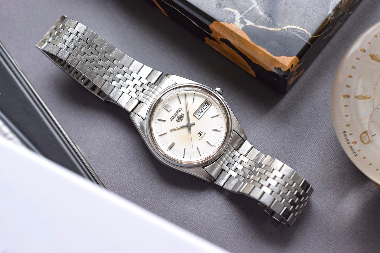 1981 Seiko SQ Centennial Arabic Day-Date