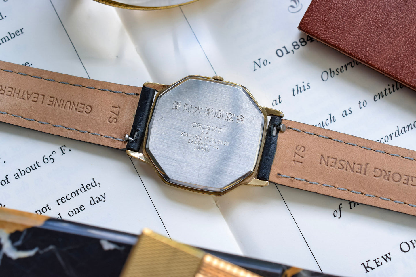 1980s Orient Champagne Dial Octo