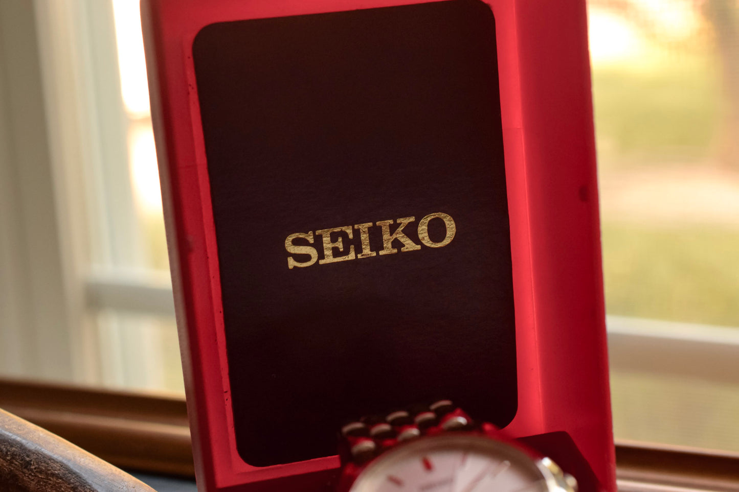 1996 Seiko Silver Sunray Beads of Rice - New Old Stock