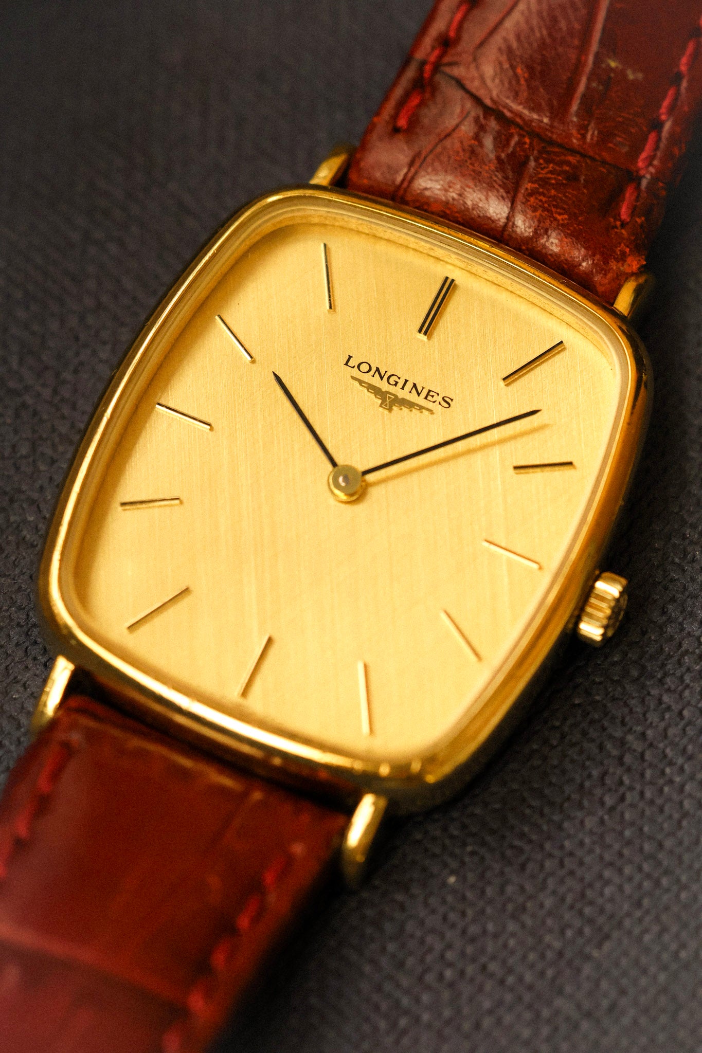 70s Longines Mechanical Linen Faberge