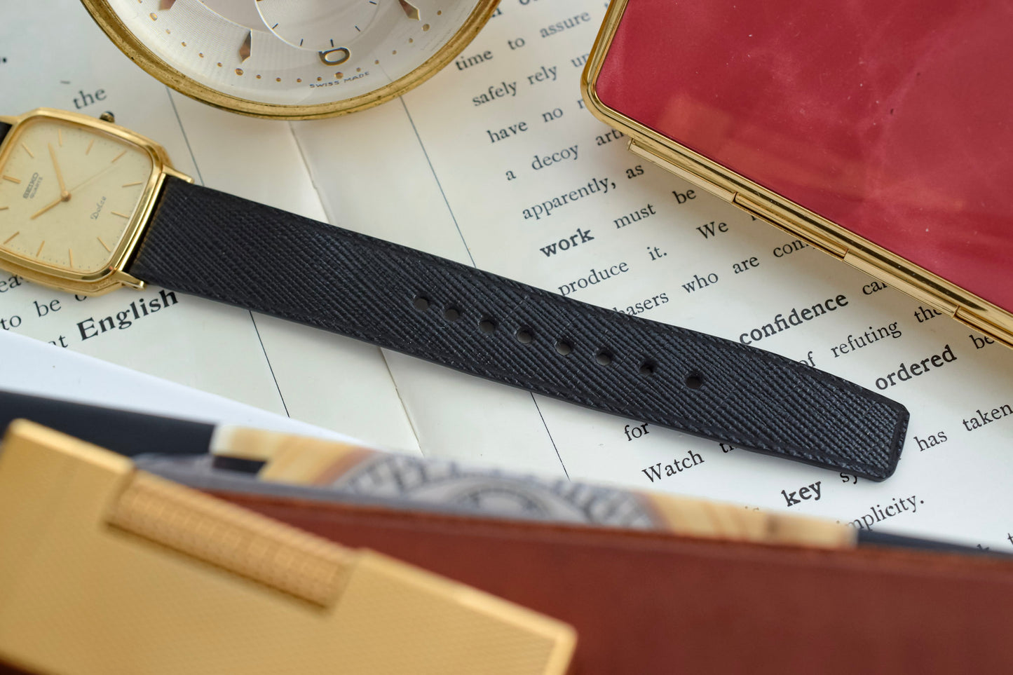 1986 Seiko Dolce Ornate Case Snowflake