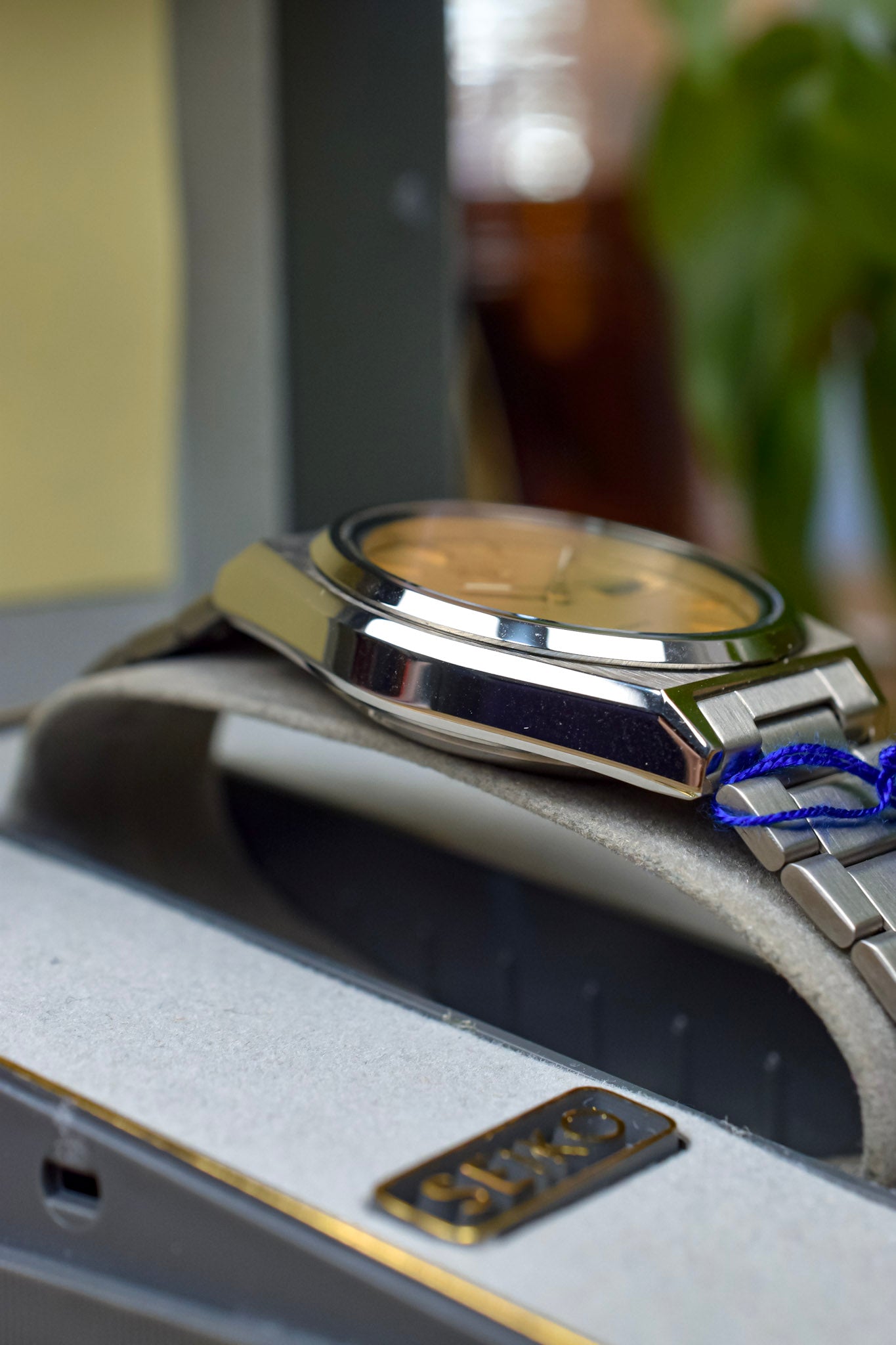 1983 Seiko 5 Automatic Honeycomb Day-Date - NOS