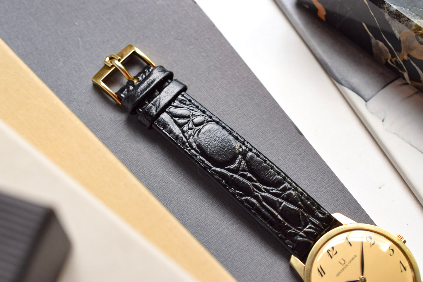 60s Mechanical Universal Geneve Breguet Dial