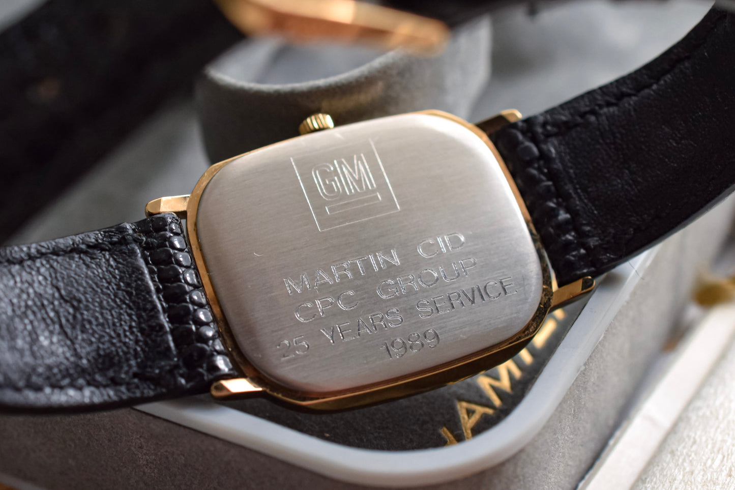 Hamilton Masterpiece Checkered Dial - GM Award
