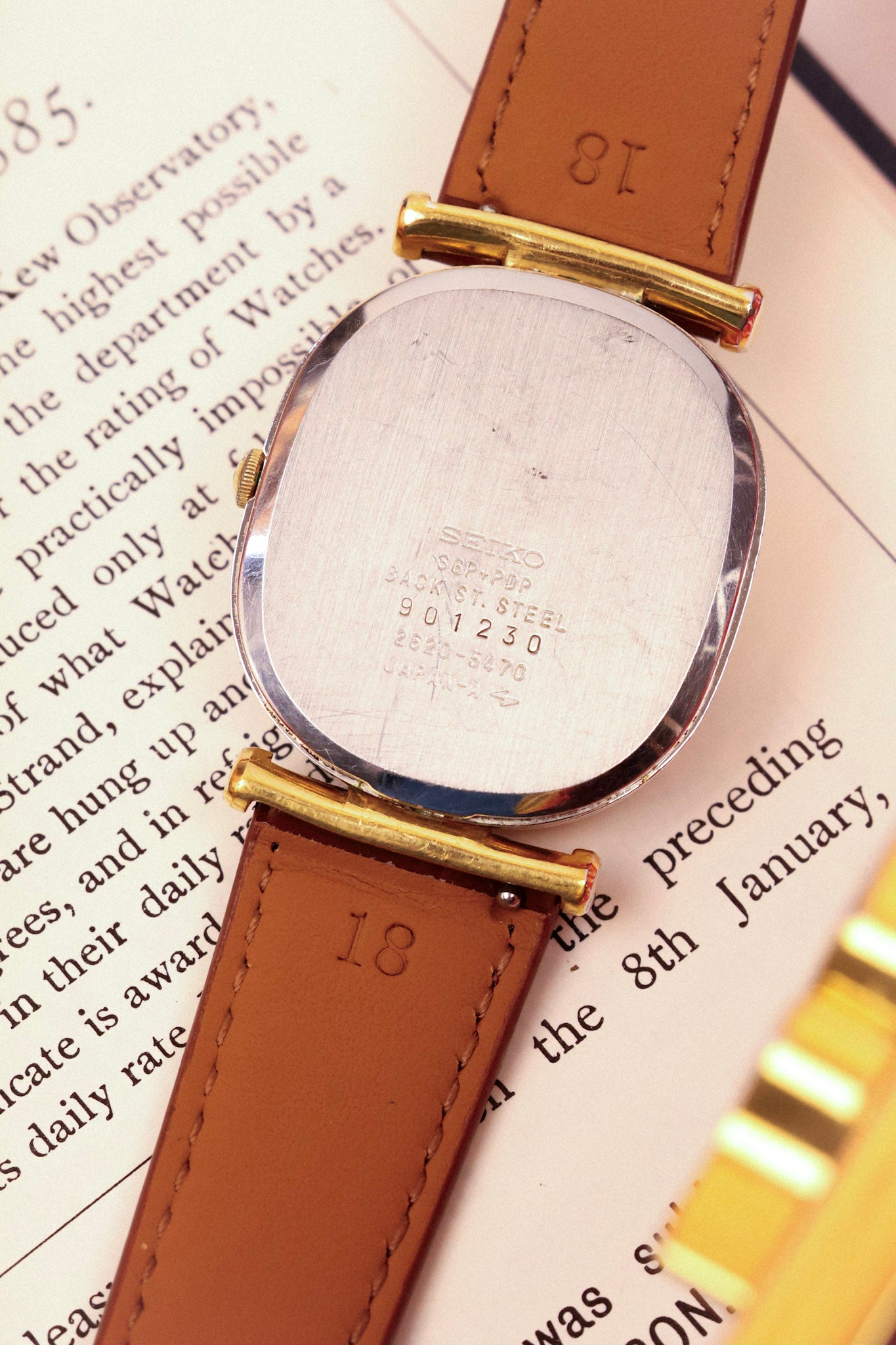 1979 Seiko Cream Ellipse