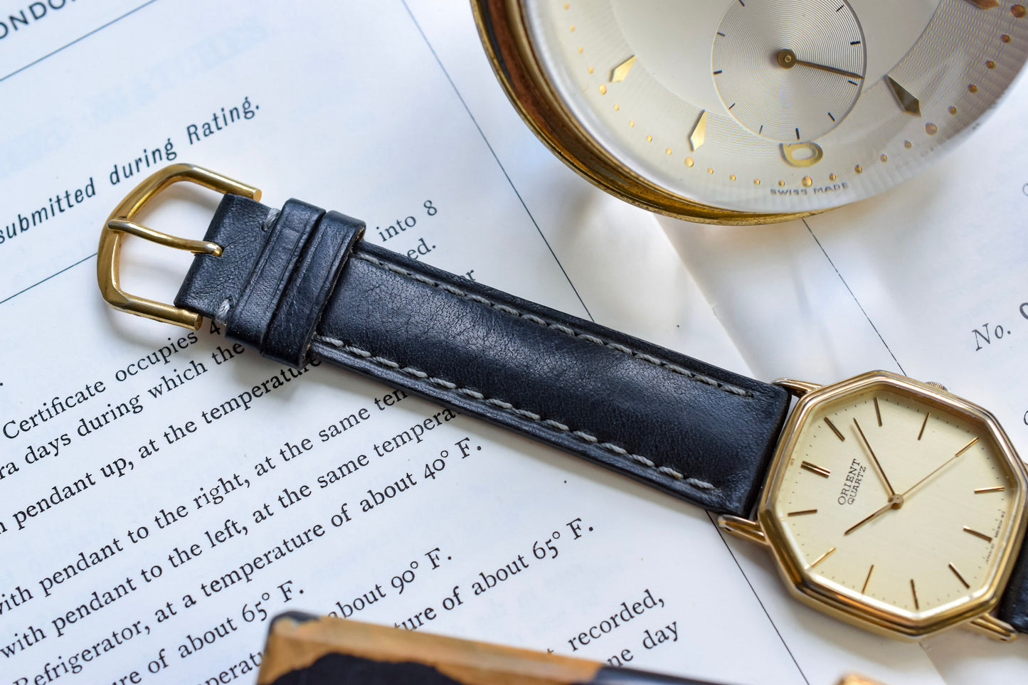 1980s Orient Champagne Dial Octo