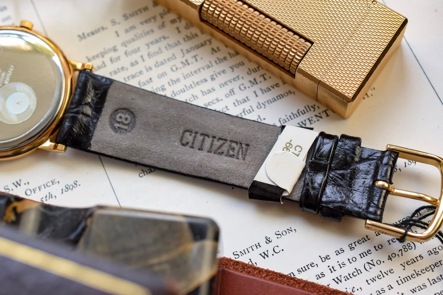 Neo-vintage NOS Citizen Gilt Sector Calendar