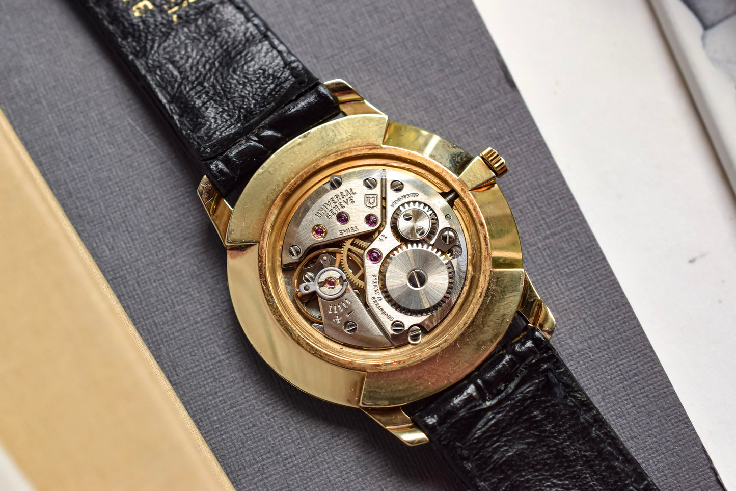 60s Mechanical Universal Geneve Breguet Dial