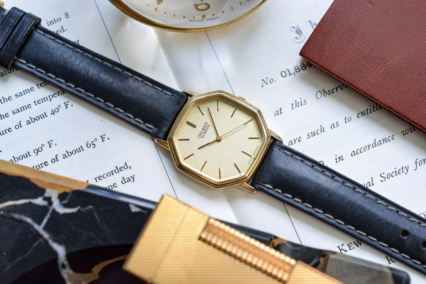1980s Orient Champagne Dial Octo