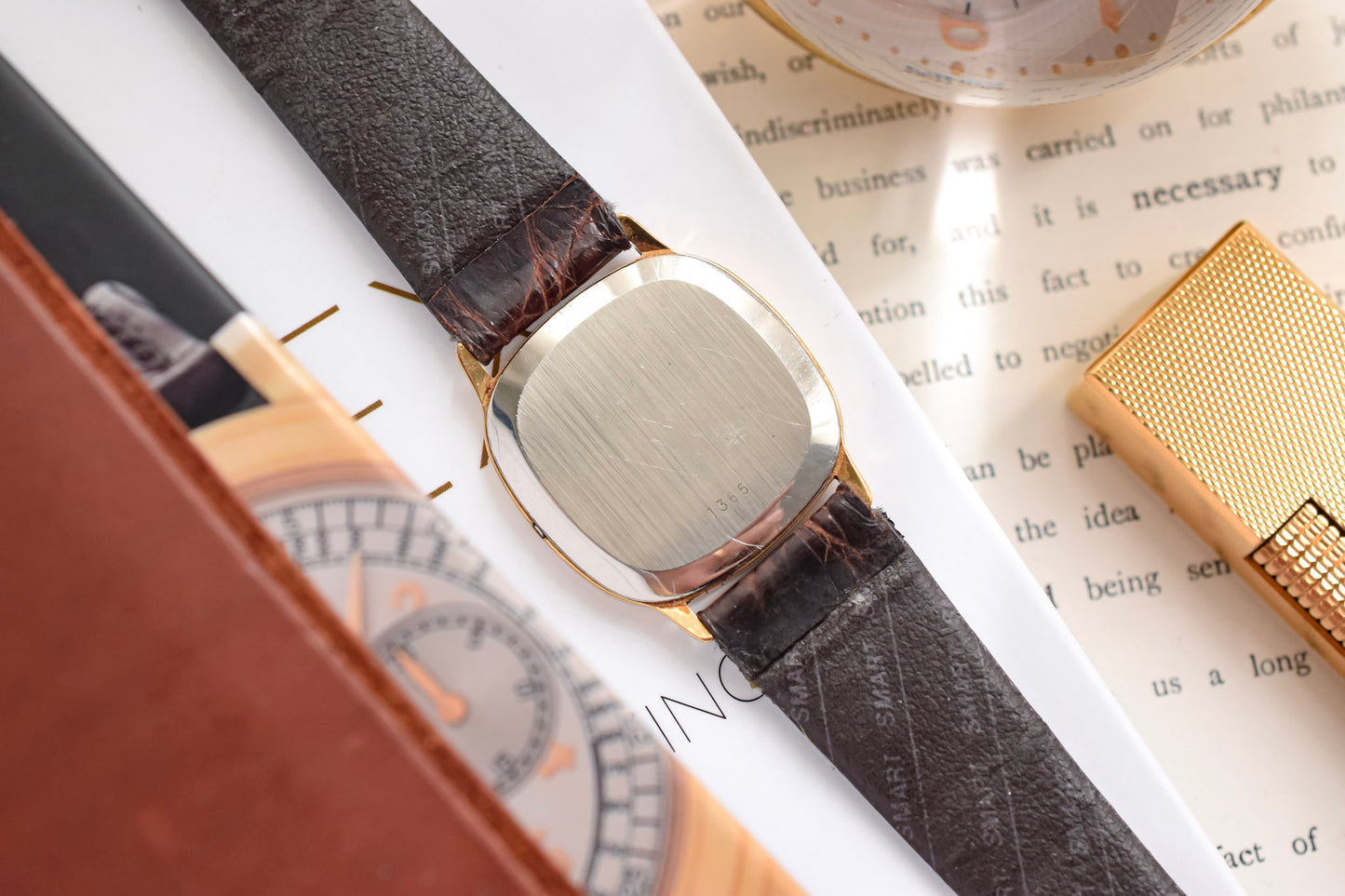 1980s Omega De Ville Smoked Dial Les Genevoises