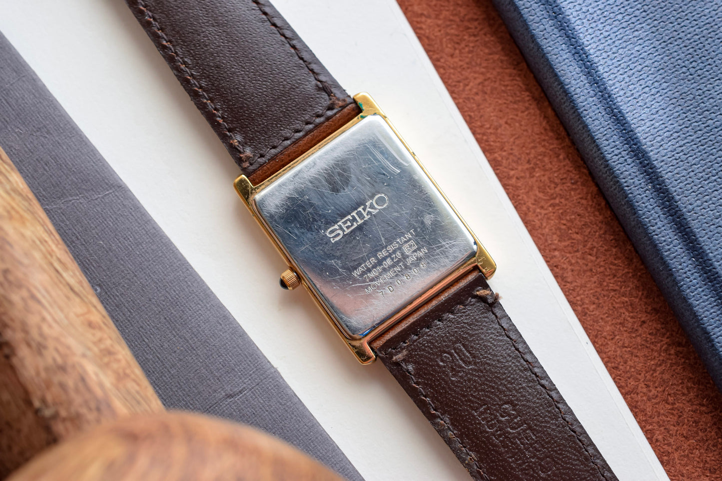 1997 Seiko White Roman Tank