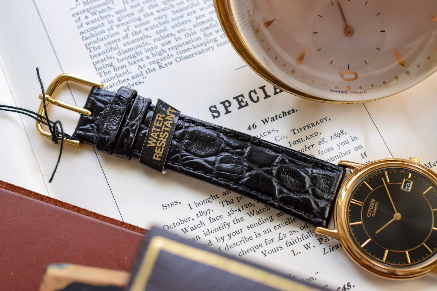 Neo-vintage NOS Citizen Gilt Sector Calendar