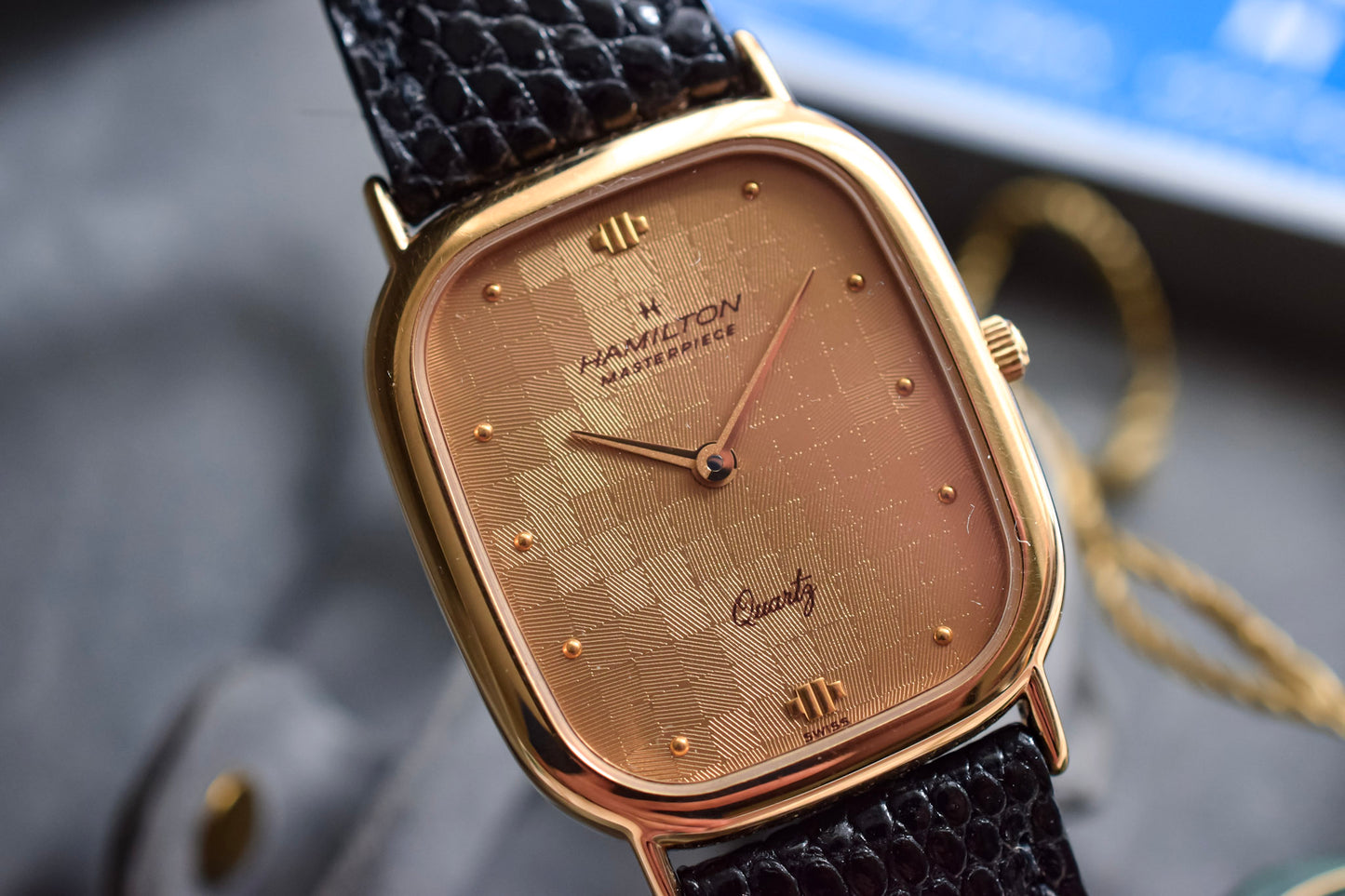 Hamilton Masterpiece Checkered Dial - GM Award