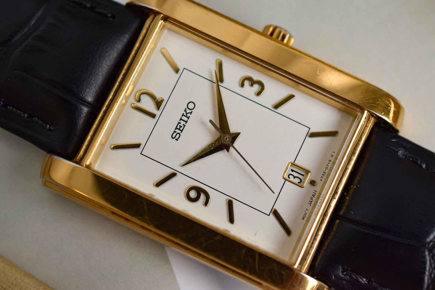 1992 Seiko Calendar Tank