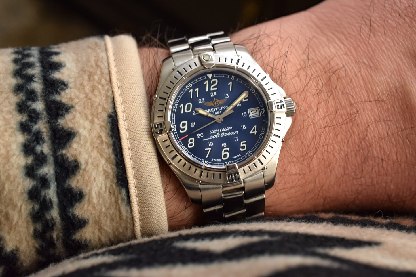 90s Breitling Colt Ocean Quartz