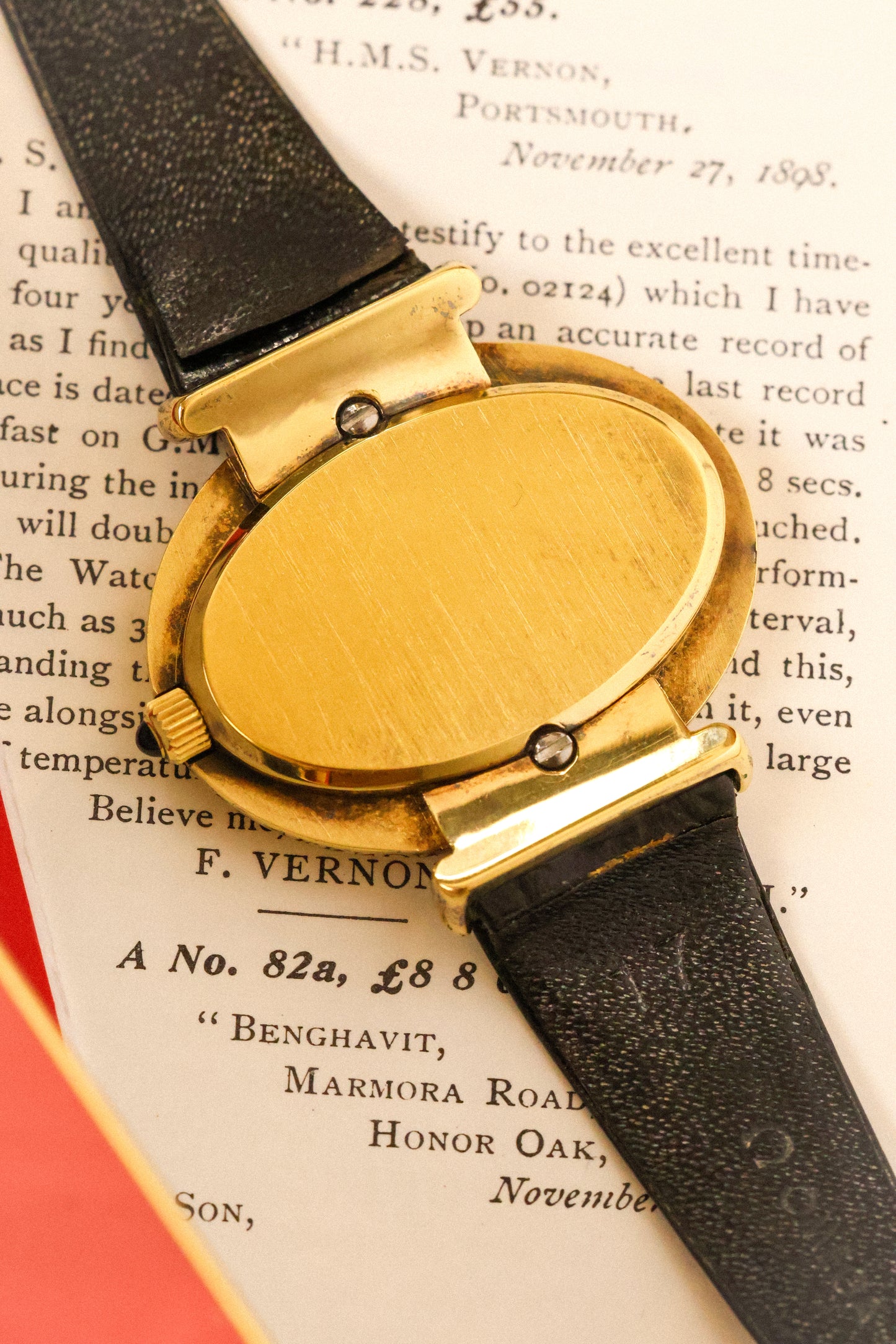 1970s Omega De Ville 925 Silver Gold Plated Ellipse - “Third Eye”
