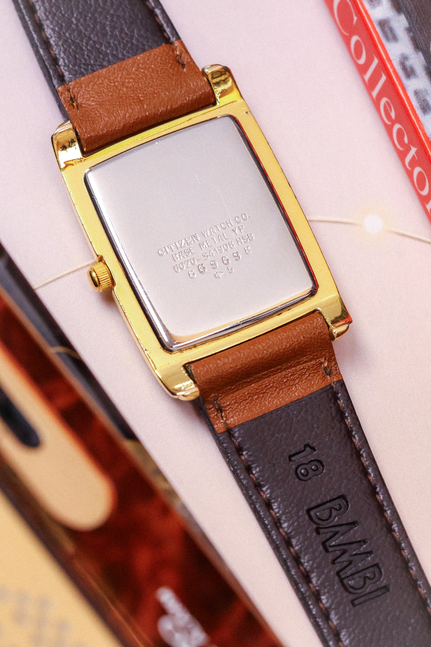 1996 Citizen Linen Dial Tank
