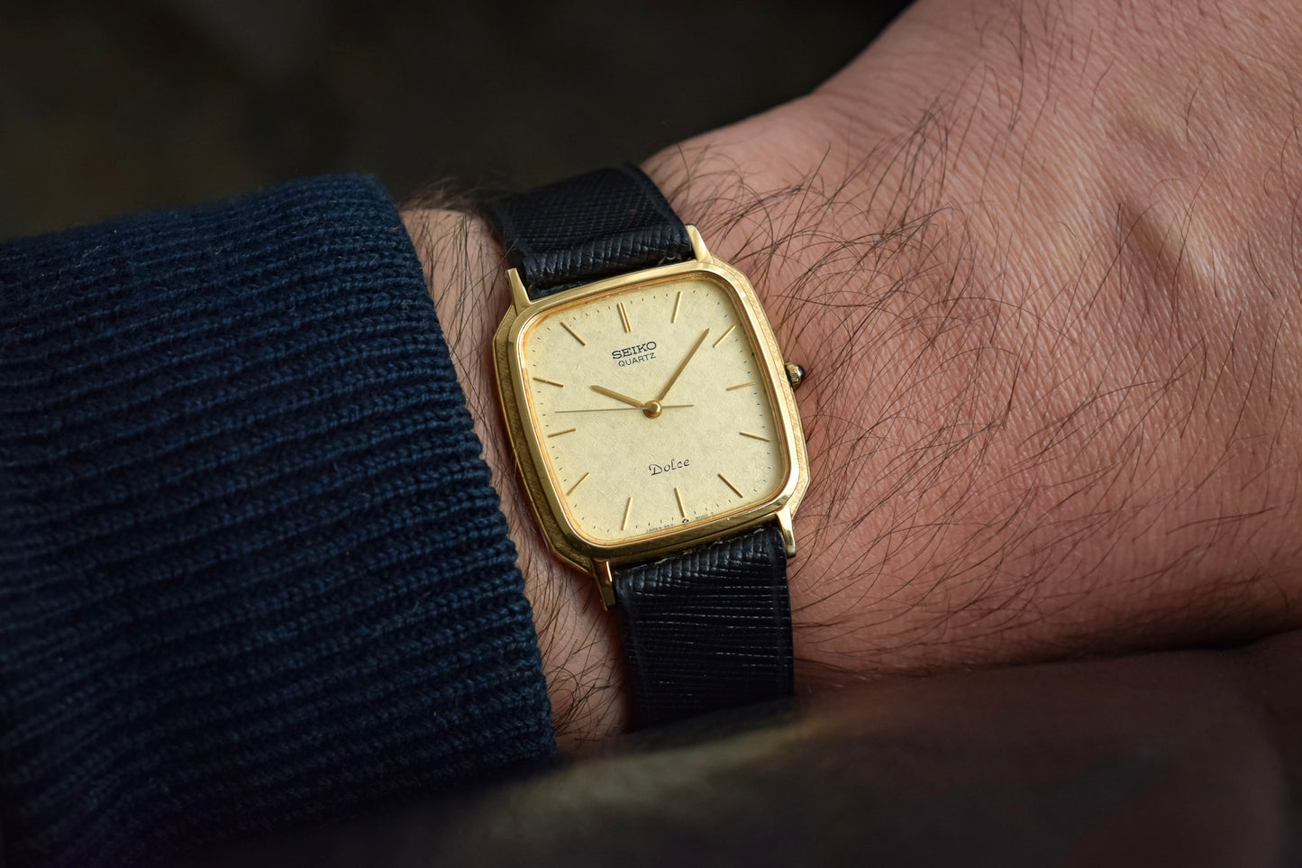 1986 Seiko Dolce Ornate Case Snowflake