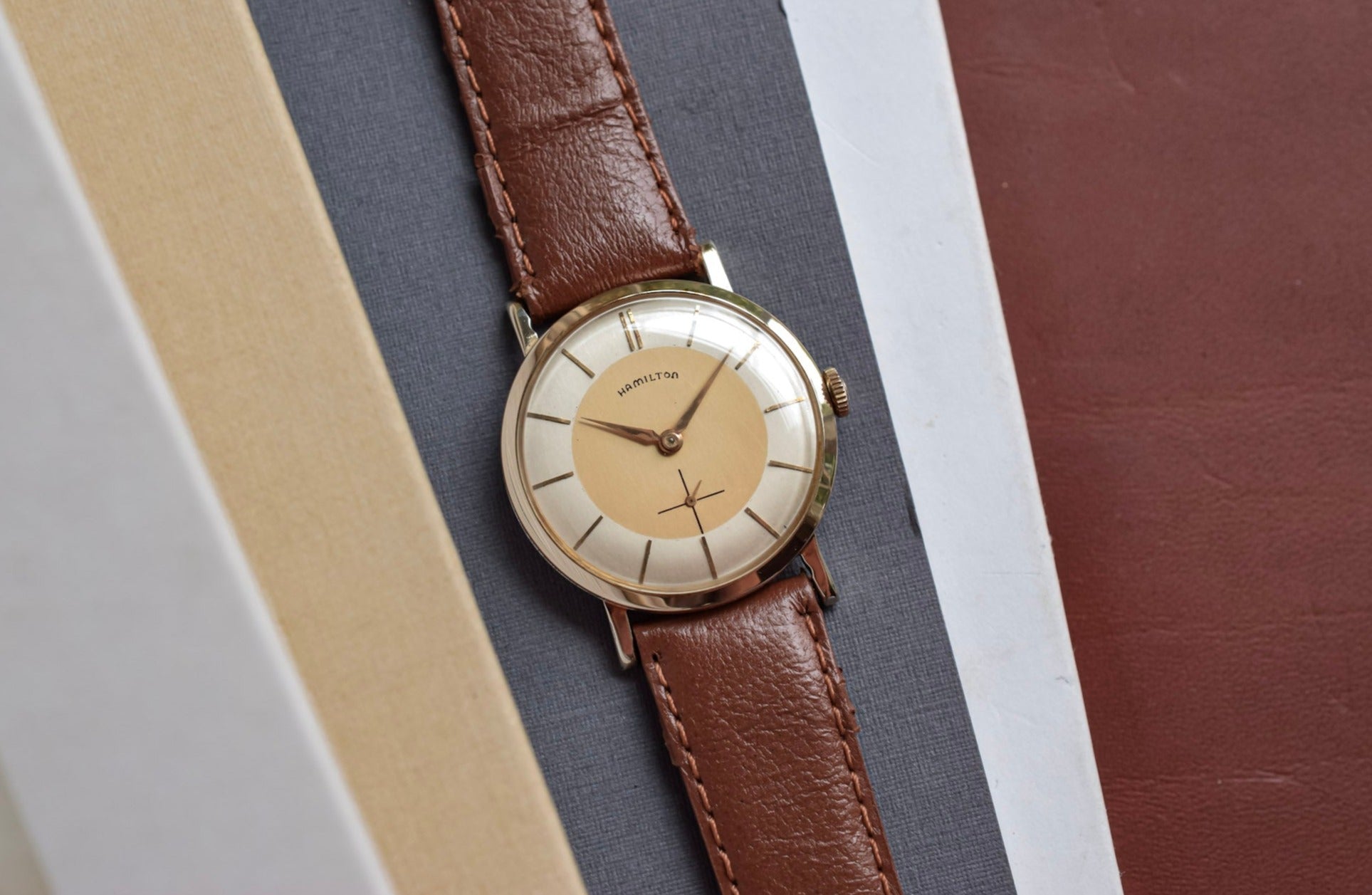 1956 Hamilton Mechanical 10K Gold Filled Edgemere B Oldtimer Watch Shop