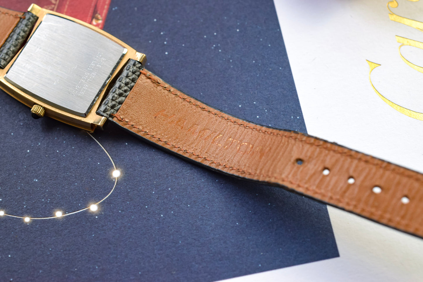 Hamilton Retro Diamond Dial Tank