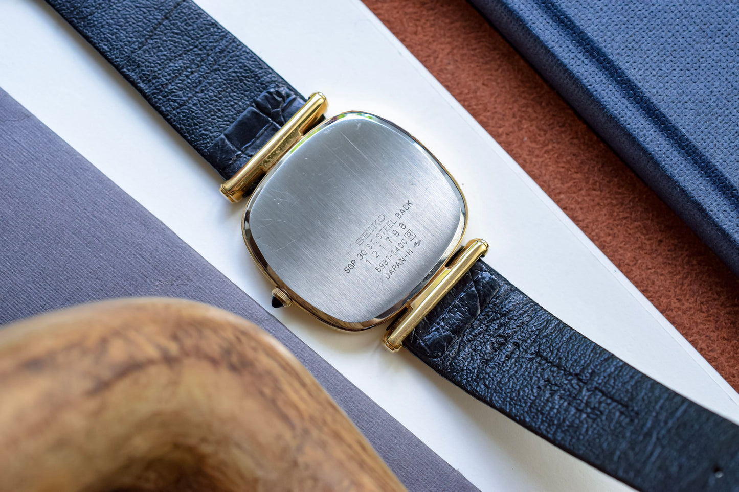 1981 Seiko Dolce White Roman TV