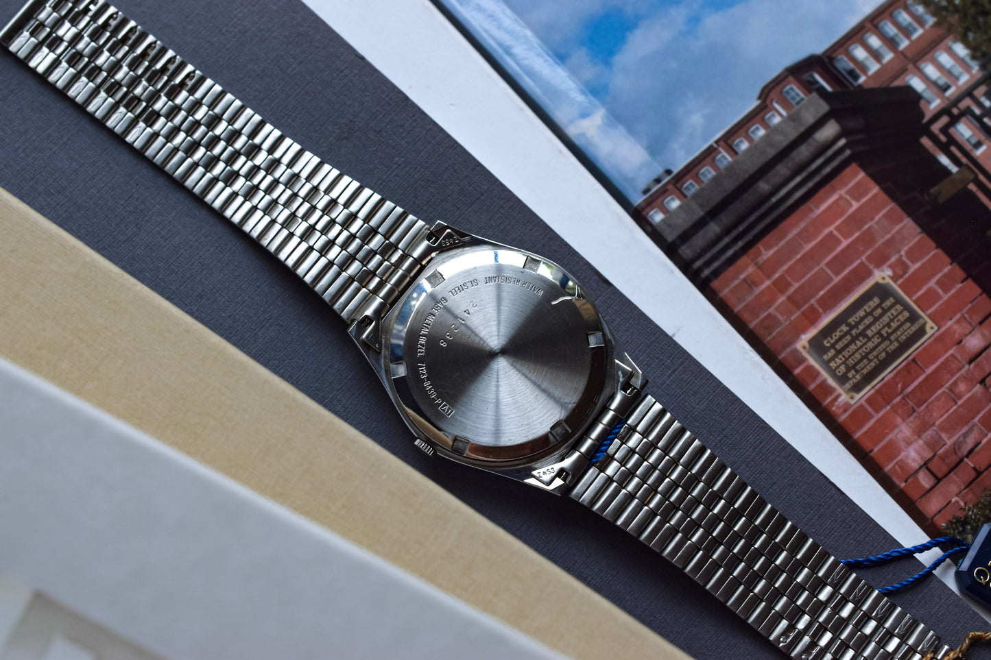 1982 NOS Seiko SQ Champagne Sparkle Dial Day-Date