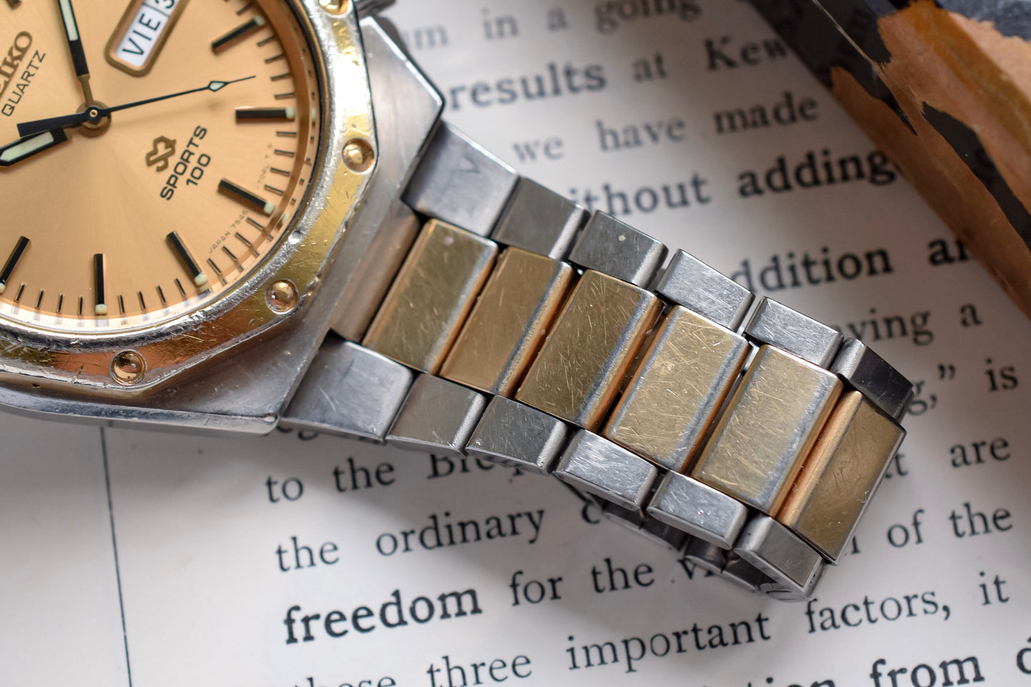 1982 Seiko Oak Two Toned Day-Date