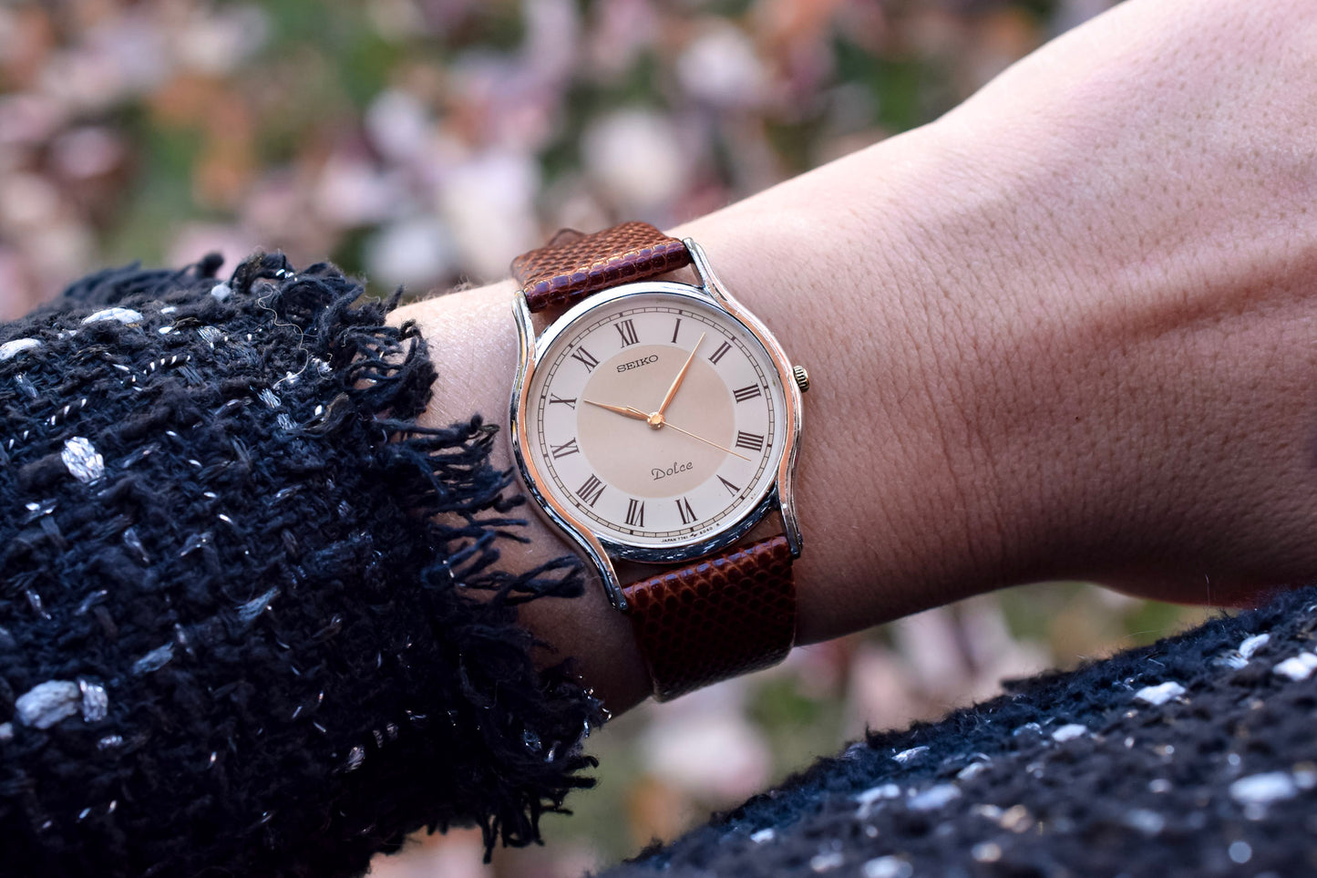 1987 Seiko Dolce Midsize Roman Dial