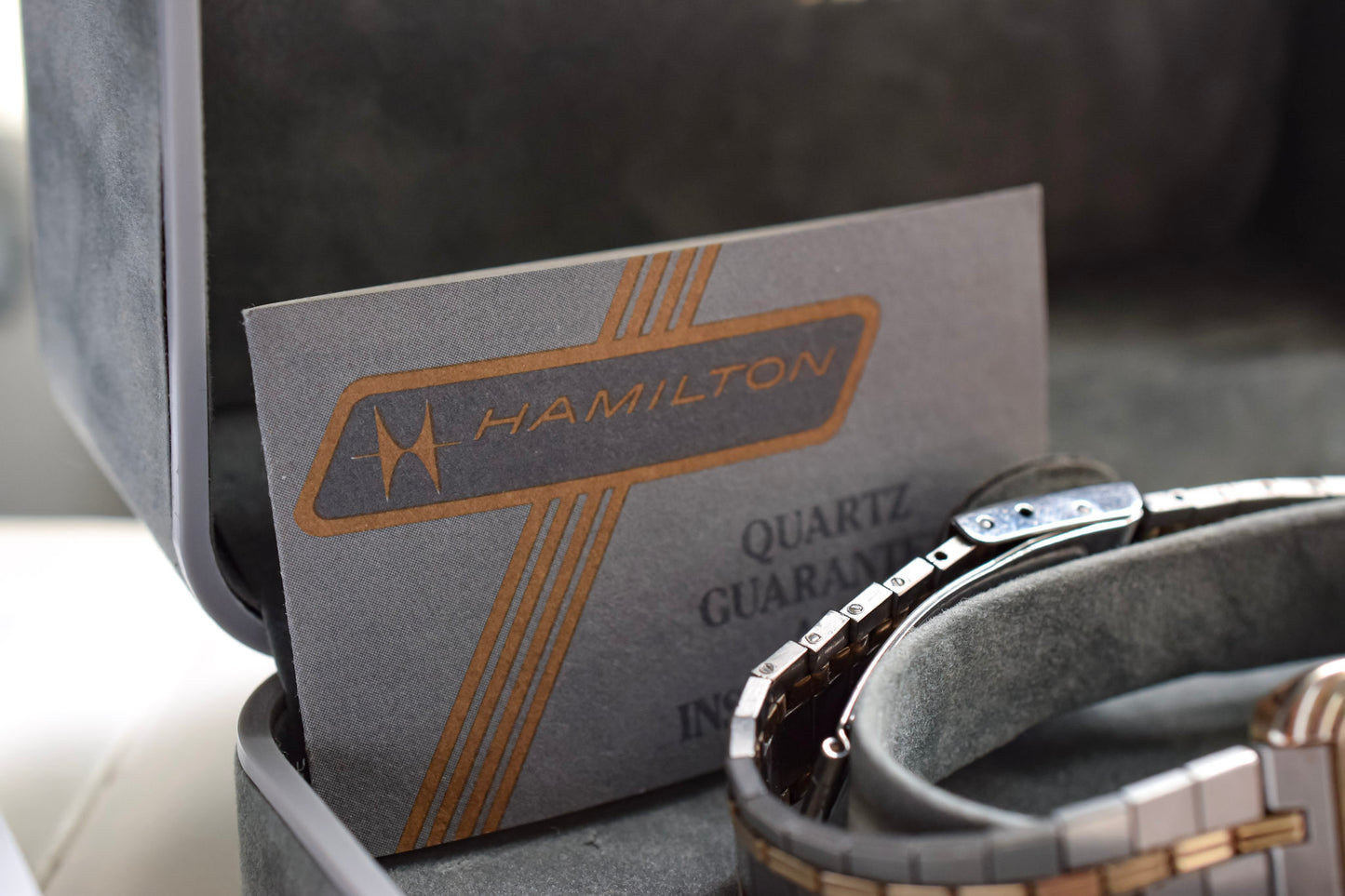 Hamilton Saville Two Toned in Box
