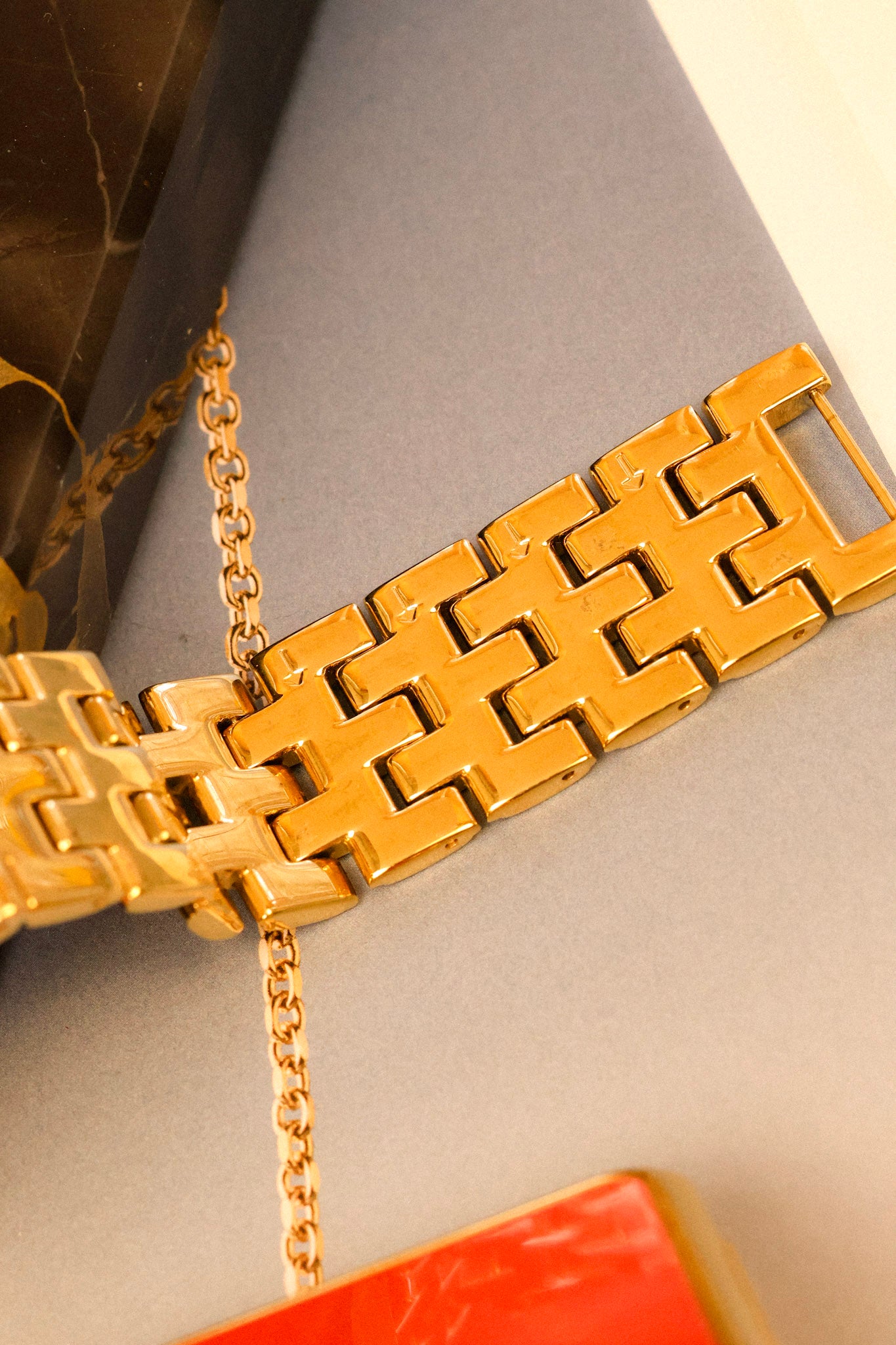 1984 Citizen Golden Diamond Dial Cuff