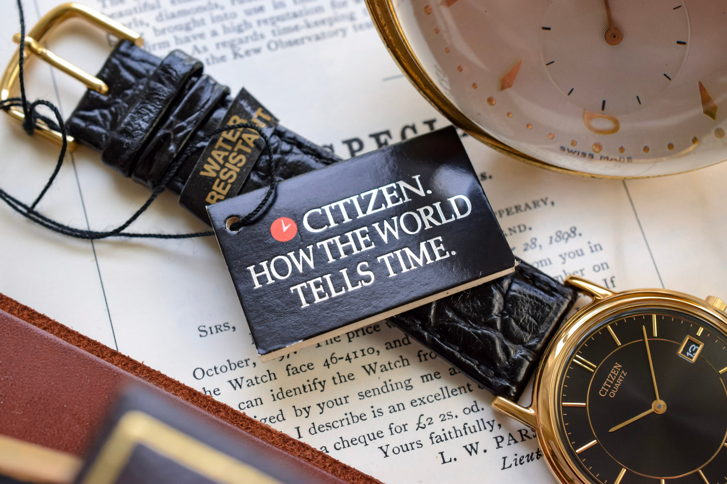 Neo-vintage NOS Citizen Gilt Sector Calendar