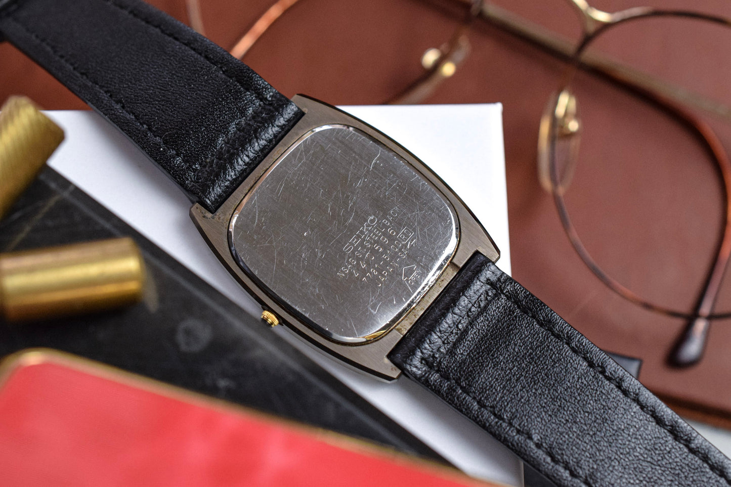 1984 Seiko Dolce NSAG Tapestry Dial Octo