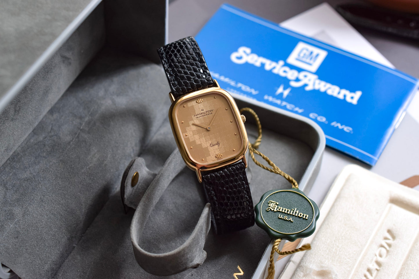 Hamilton Masterpiece Checkered Dial - GM Award