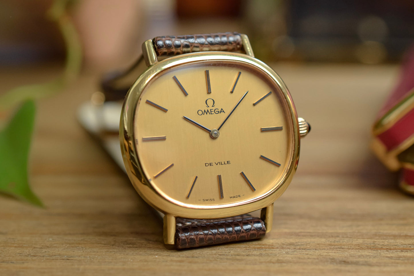 1970s Omega De Ville Golden Ellipse