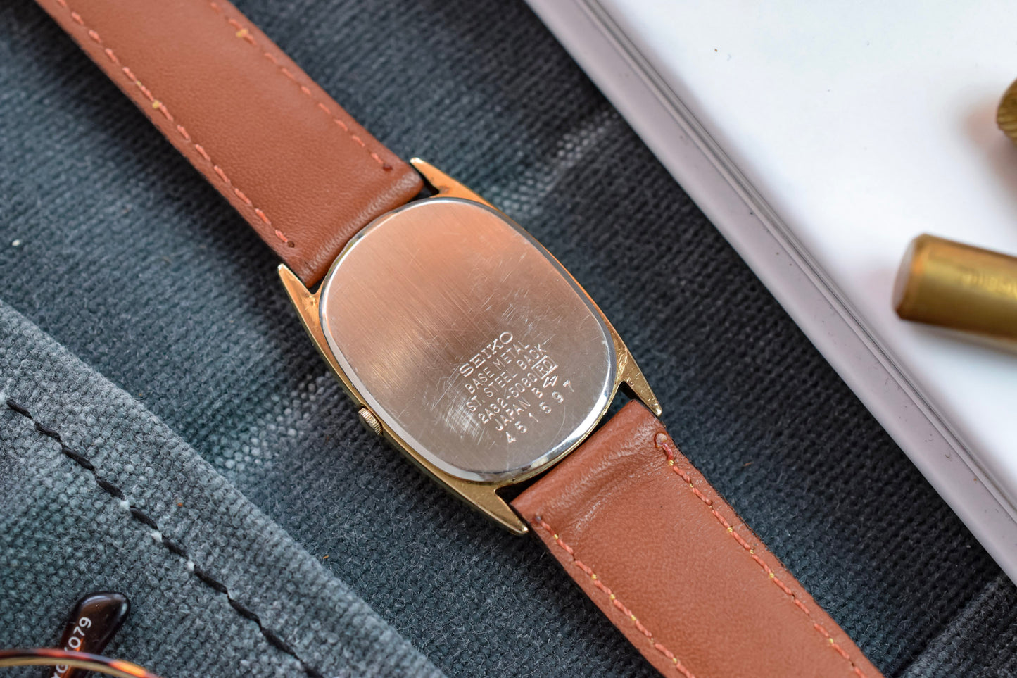 1984 Seiko Champagne Calendar Ellipse